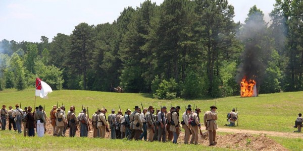 Battle of Resaca Civil War Reenactment