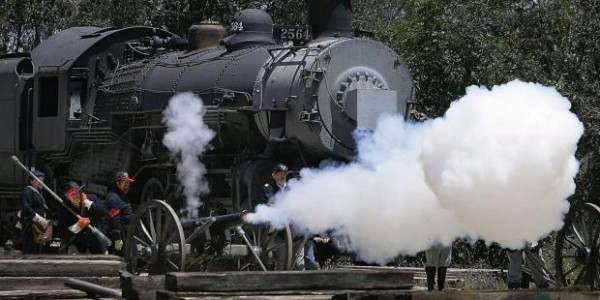 Civil War Re-enactment at Southern California Railway Museum