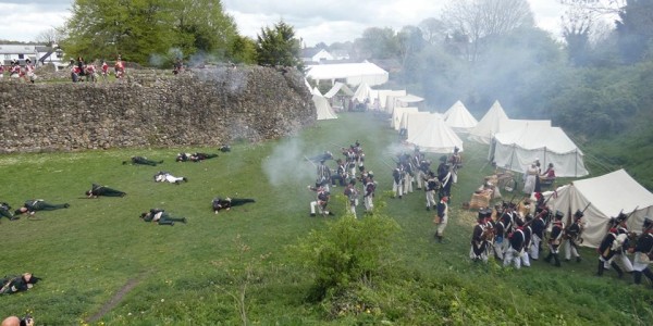 Napoleonic Living History Weekend at Whittington Castle