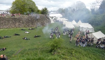 Napoleonic Living History Weekend at Whittington Castle