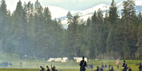 House on the Metolius reenactment