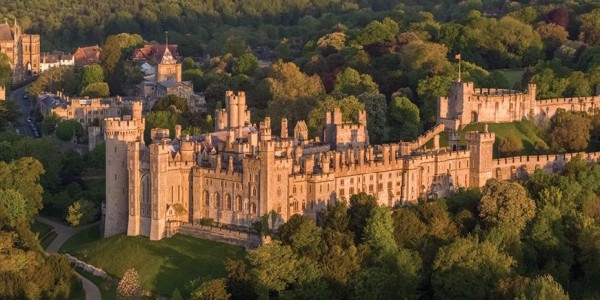 Arundel Castle and gardens