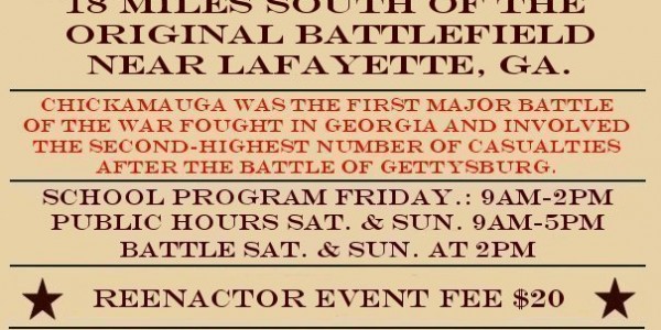 Battle of Chickamauga Reenactment