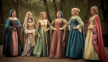 Women's Clothing in Medieval Reenactment: Unveiling the Rich Attire of the Past