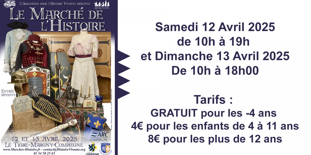 Marché de l’Histoire de Compiègne