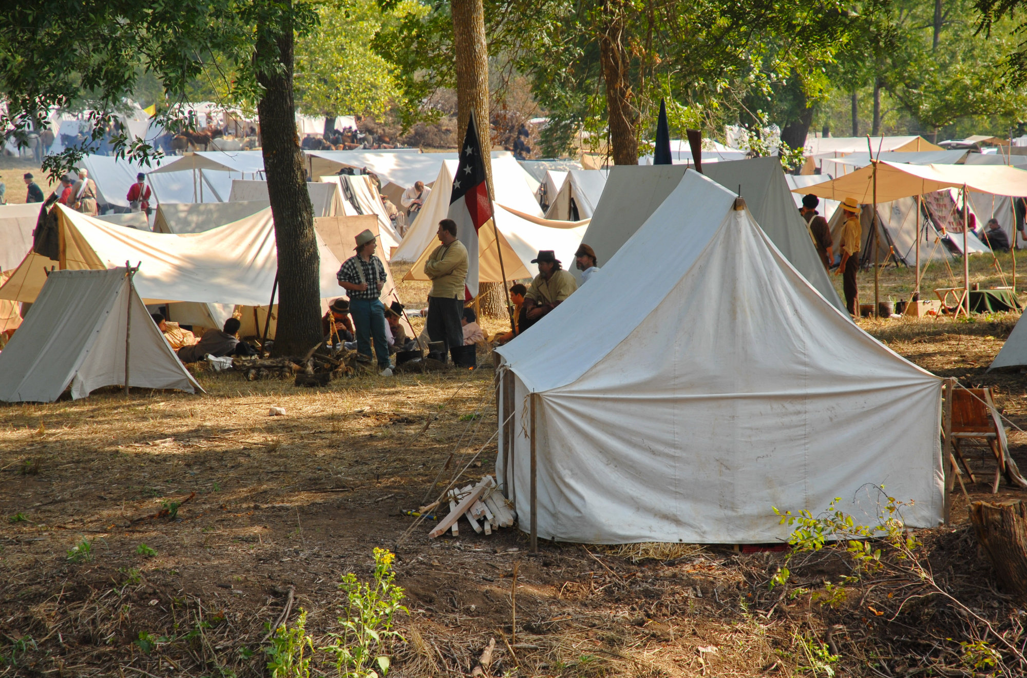 living history encampment