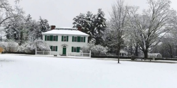 Snowy day on Old Sturbridge Village